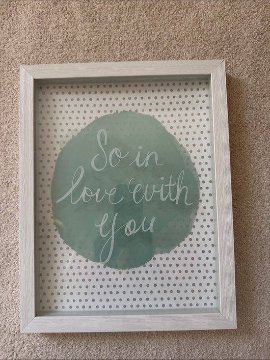 Other - So in Love with You home decor / nursery decor 14 H x 11 W